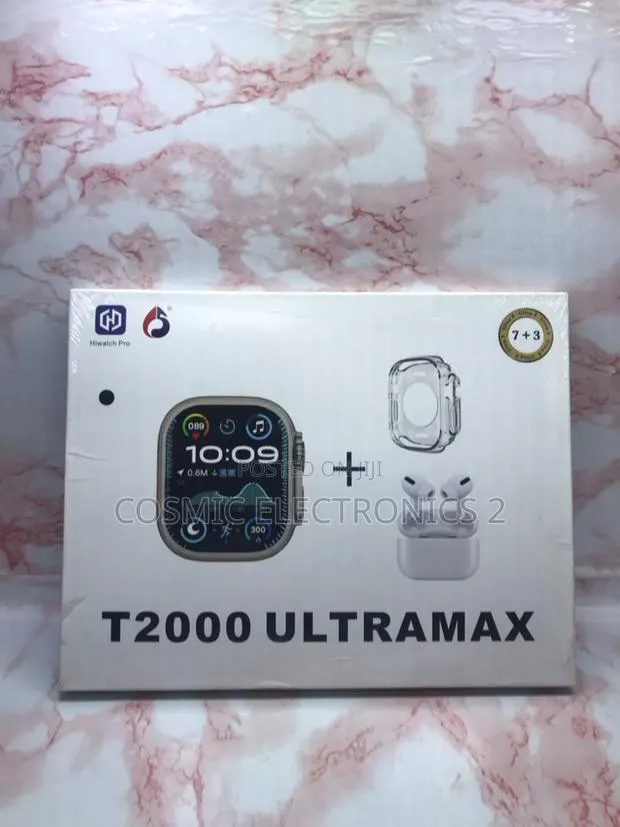 T2000 Ultra Max 49mm Bluetooth Calling Smart Watch 10-in-1 Set · Photo 1