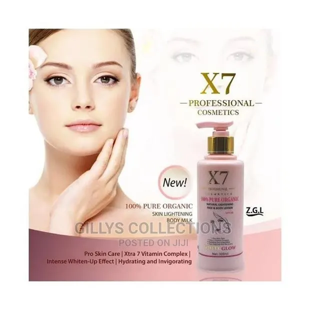 X7 Pure Organic Natural Lighting Face and Body Lotion · Photo 1