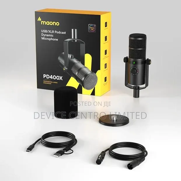Maono Pd400x Dynamic Microphone (USB and Xlr) · Photo 1