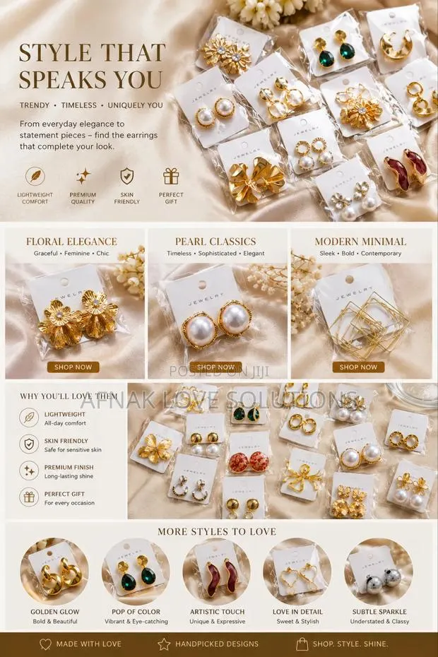 Wholesale and Retail of Classic Earrings · Photo 1