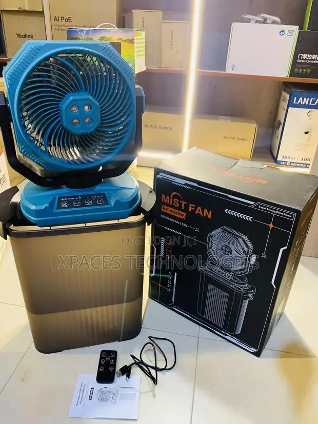 15L Rechargeable 20000mAh Battery, Mist Cooling Fan , Indoor/ Outdoor · Photo 1