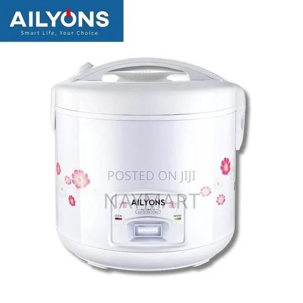 AILYONS RCX-18B01 Deluxe 1.8L Electric Rice Cooker 3 in 1 - White · Photo 1