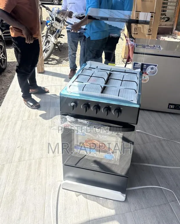New Midea Freestanding Gas Oven 4 Burner(50x50cm)Black · Photo 1