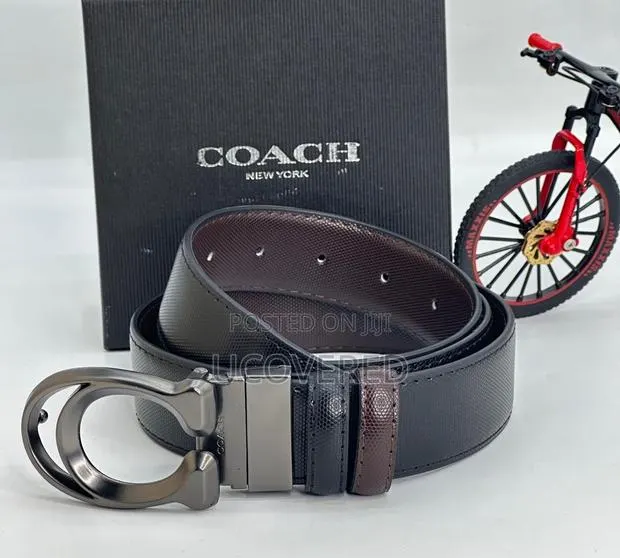 Coach Real Leather Men’S Belt · Photo 1