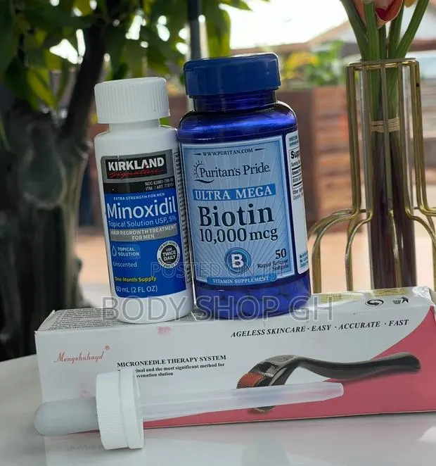 Kirkland + Derma Roller + Biotin for Beard, Hairline and Baldness · Photo 1