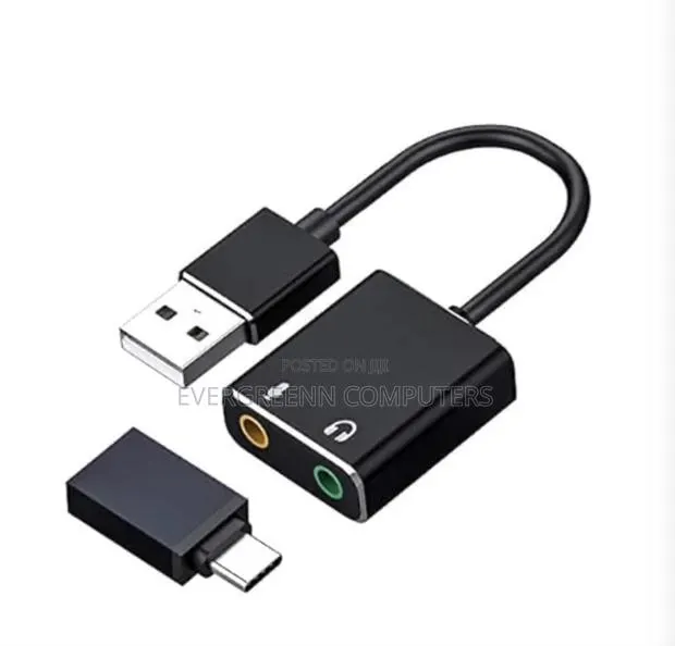 USB Sound Card With Type C Adapter · Photo 1