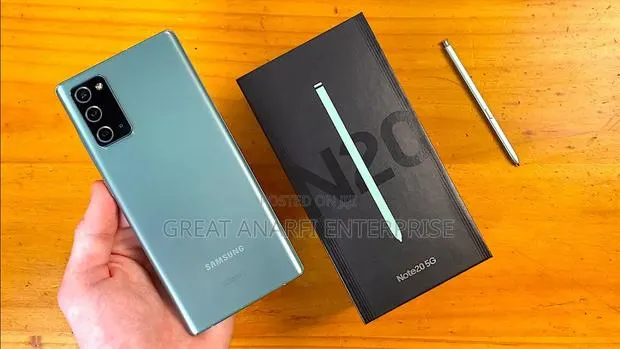 New Samsung Galaxy Note 20 5G 256 GB Green · Photo 1