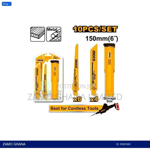 Reciprocating Saw Blades - Rsb1002 · Photo 1