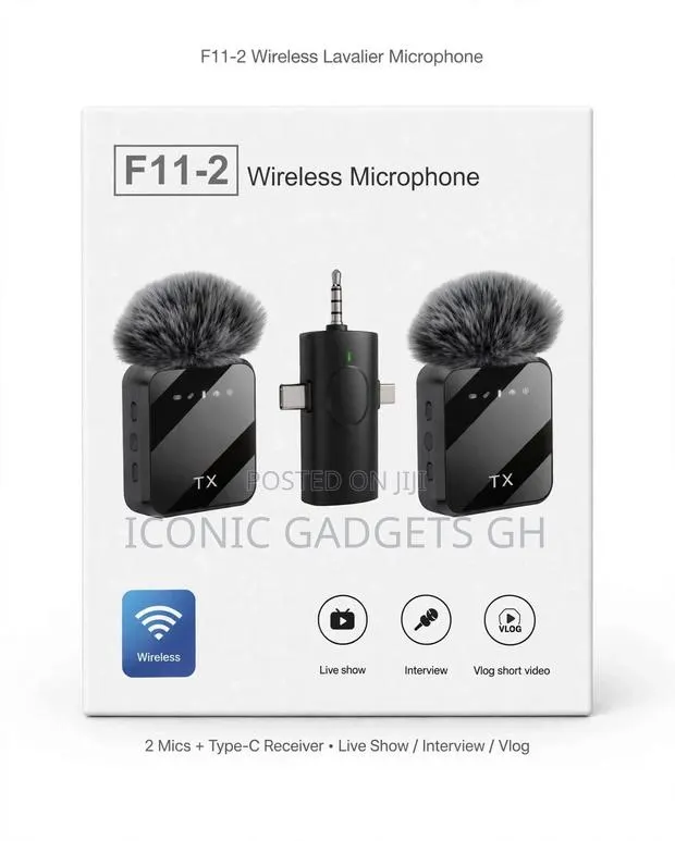 Wireless Lavalier Microphone 2 in 1 · Photo 1