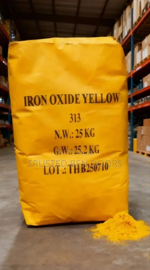 Yellow Pigment Iron Oxide for Building and Construction Works · Photo 1