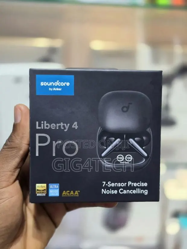 Soundcore by Anker Liberty 4 Pro True Wireless Earbuds Black · Photo 1