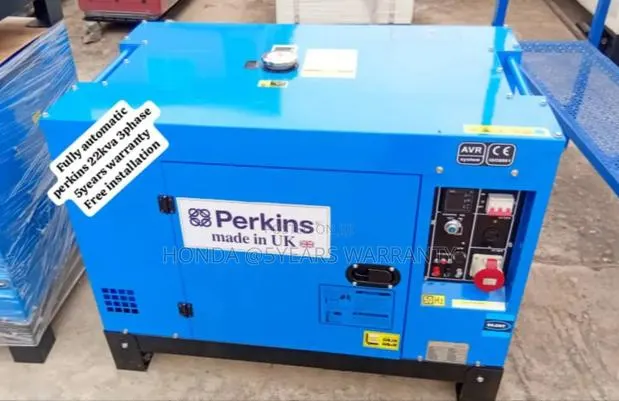 Blue Perkins 22kva 3phase Generator Fully Automatic 22kva · Photo 1