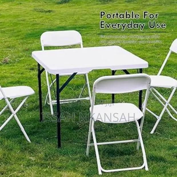 Plainsity 34 Square Foldable Table · Photo 1