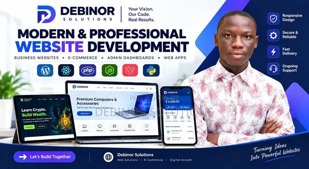 Debinor Solutions — Web Development & Digital Solutions. · Photo 1