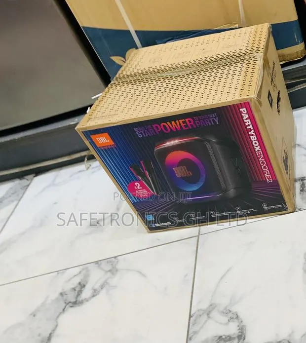 Chocolate Premium Black JBL Encore 2 Mics Partybox Speaker · Photo 1