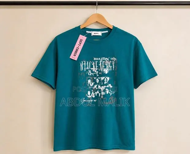 Heavyweight Thick 100% Cotton T-Shirt – Premium Quality · Photo 1