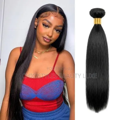 Virgin Human Hair Unprocessed Brazilian Bundle Hair Straight 14” · Photo 1