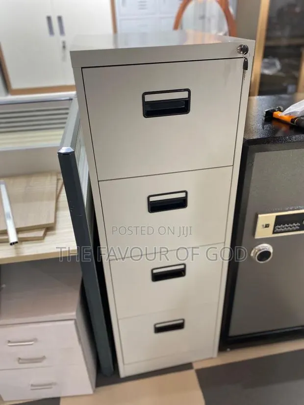 Wellmade Metallic Four Drawer Cabinet · Photo 1