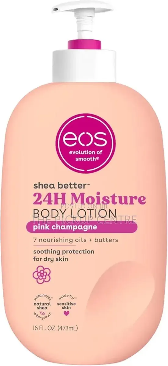 Eos Shea Better Body Lotion- Pink Champagne,Natural Shea · Photo 1