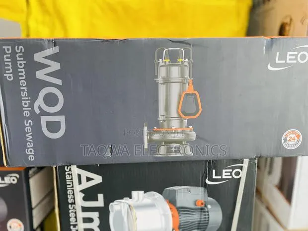 Cast Sewage 1 Hp 50wqd10-10-0.75 Leo Pump · Photo 1