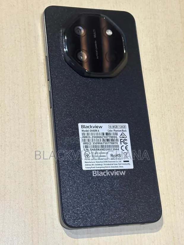 New Blackview Shark 6 128 GB Black · Photo 1