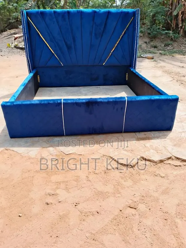 Blue Quality Queen Size Bed Frame Is Available · Photo 1