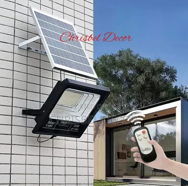 300w Solar Flood Light With Remote