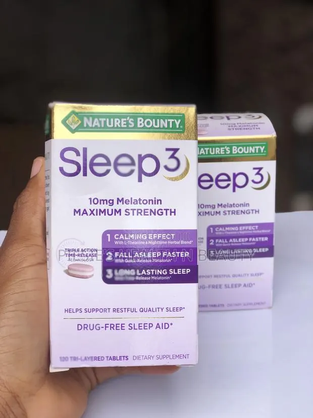 Natures Bounty Sleep 3,10mg Melatonin ,Triple Action Time-Release 120s · Photo 1