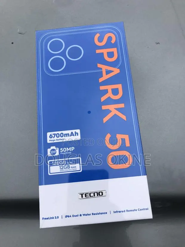 New Tecno Spark 50 128 GB Gray · Photo 1