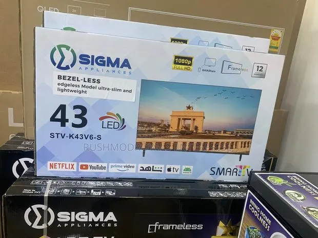 Sigma 43-inch Premium Frameless Smart Tv: Crystal Clear Fhd · Photo 1
