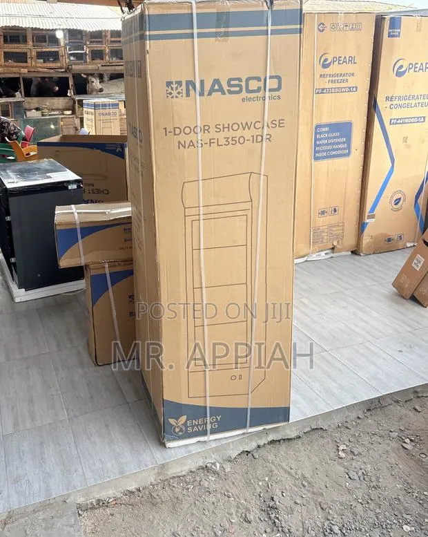 Energy Efficient Nasco Nasfl350-1dr 288l Single Door Display Fridge. · Photo 1