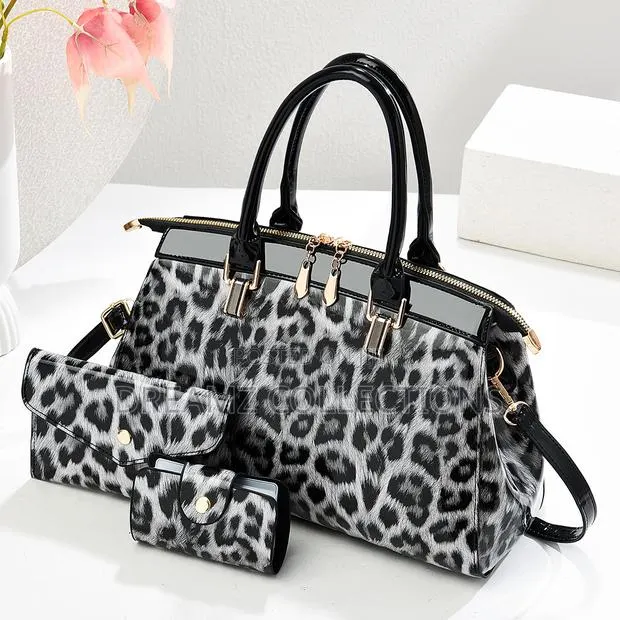 Leopard Print Handbag Set · Photo 1