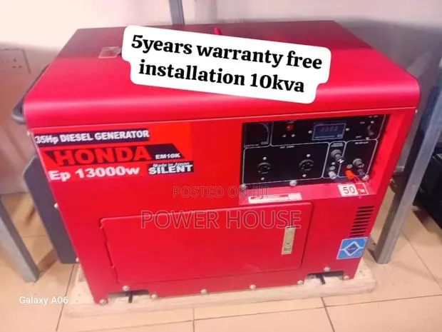 Tycoon Watts Honda Diesel 10kva Generator 13000watts 10kva · Photo 1
