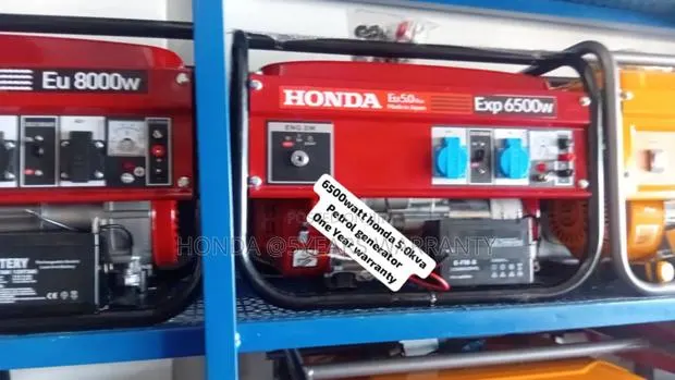 Specified Honda 5.0kva 6500watt Petrol Generator Petrol 5kva · Photo 1