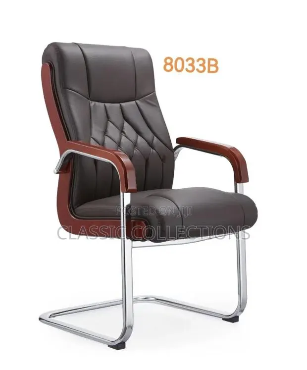 Visitors Chair With Wood Armrests · Photo 1
