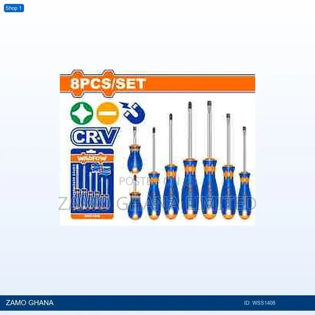 8 PCS Screwdriver - Wss1408 · Photo 1