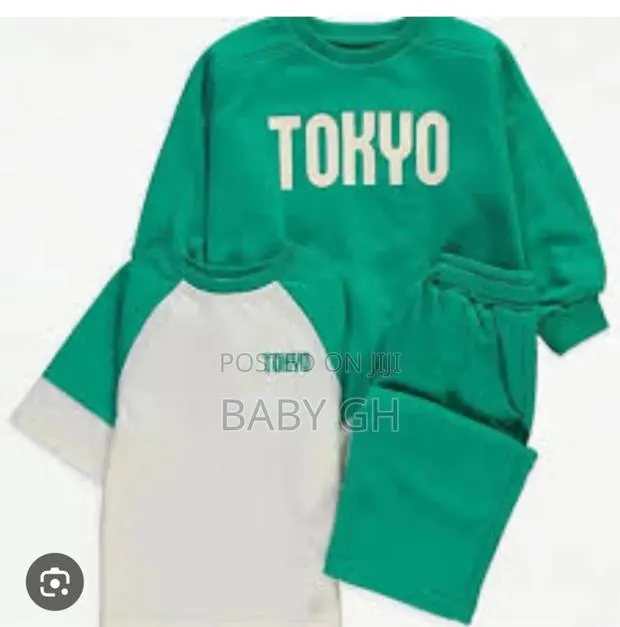 Boys George 3in1 Green and White Set · Photo 1