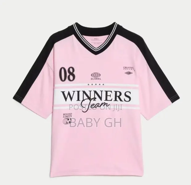 M S Kids Baseball Tshirt for Girls · Photo 1