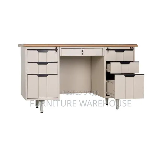 Wooden Top Executive Metal Desk(1.4m) · Photo 1