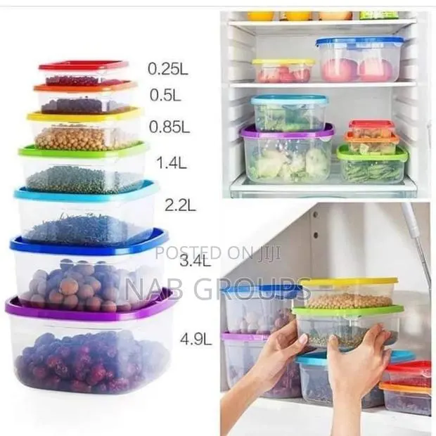 7pcs Storage Containers · Photo 1