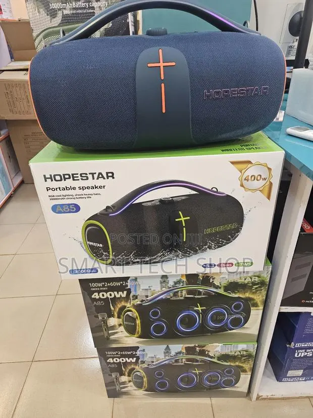 Hopestar Bluetooth Speaker 400watt A85 30000mah Batt RGB Light 1 Mic · Photo 1