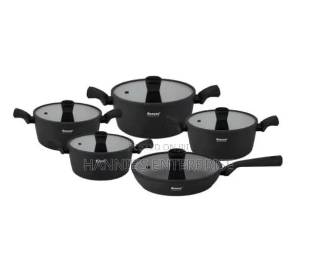 5-Piece Granite Non-Stick Cookware · Photo 1
