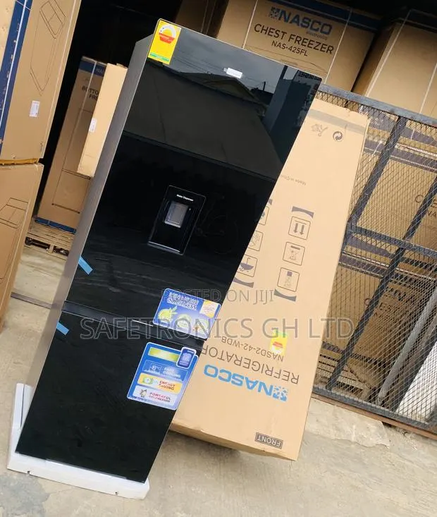 Unique Black Nasd2-42fl Nasco 196L 2 Doors Fridge · Photo 1
