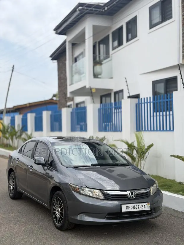 Honda Civic EX-L Sedan 2012 Gray · Photo 1
