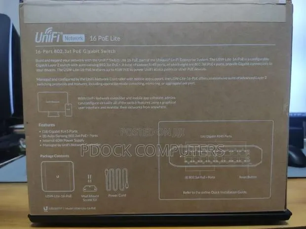 Unifi Switch Lite 16 Poe Gigabit · Photo 1