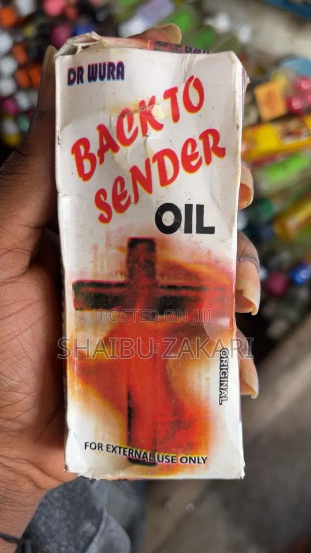 Back to Sender Oil. · Photo 1
