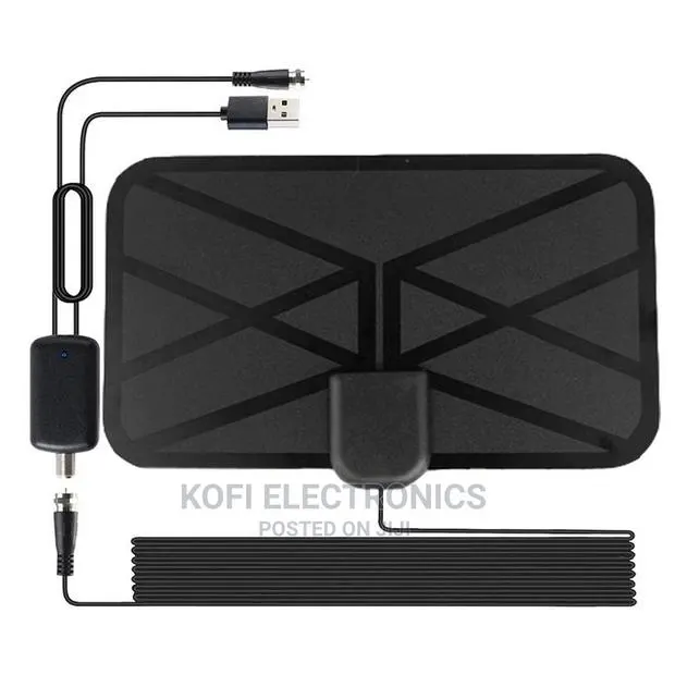 Black HD Digital Indoor Antenna W/Cheaper Delivery Fee · Photo 1