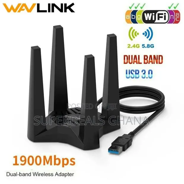 Ac1900 Usb 3.0 Wifi Adapter Dual Band Wireless Adapter · Photo 1