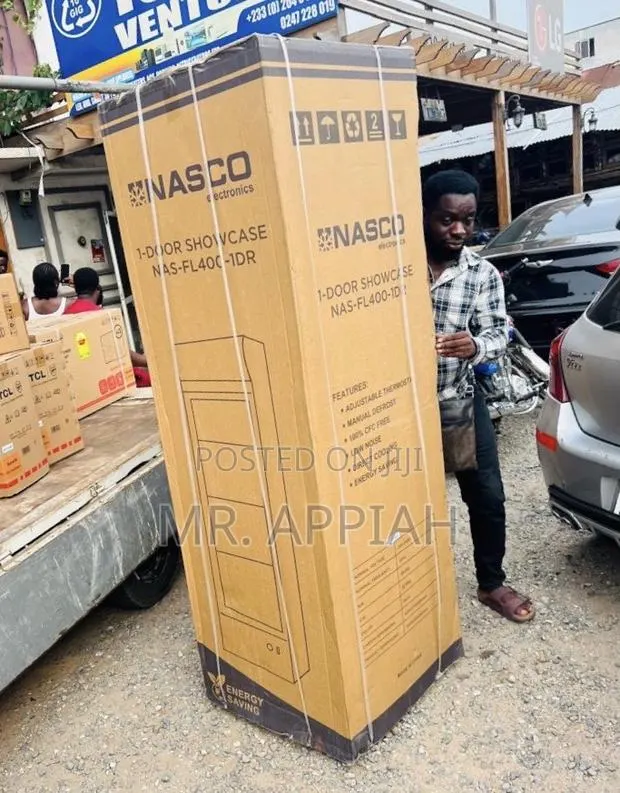 Sleek Nasco Nas-Fl400-1dr-1 358l Electric Fridge(Glass Door). · Photo 1