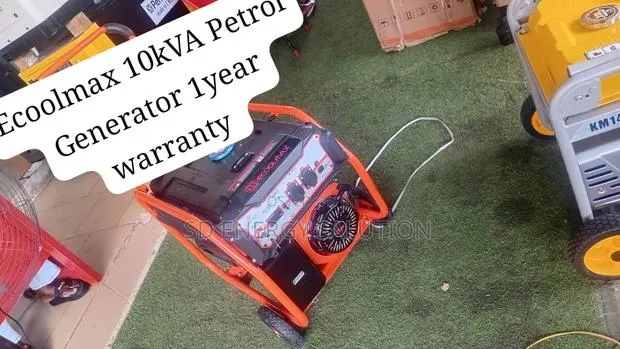Ecoolmax 10kVA Petrol Generator for Shops Offices · Photo 1